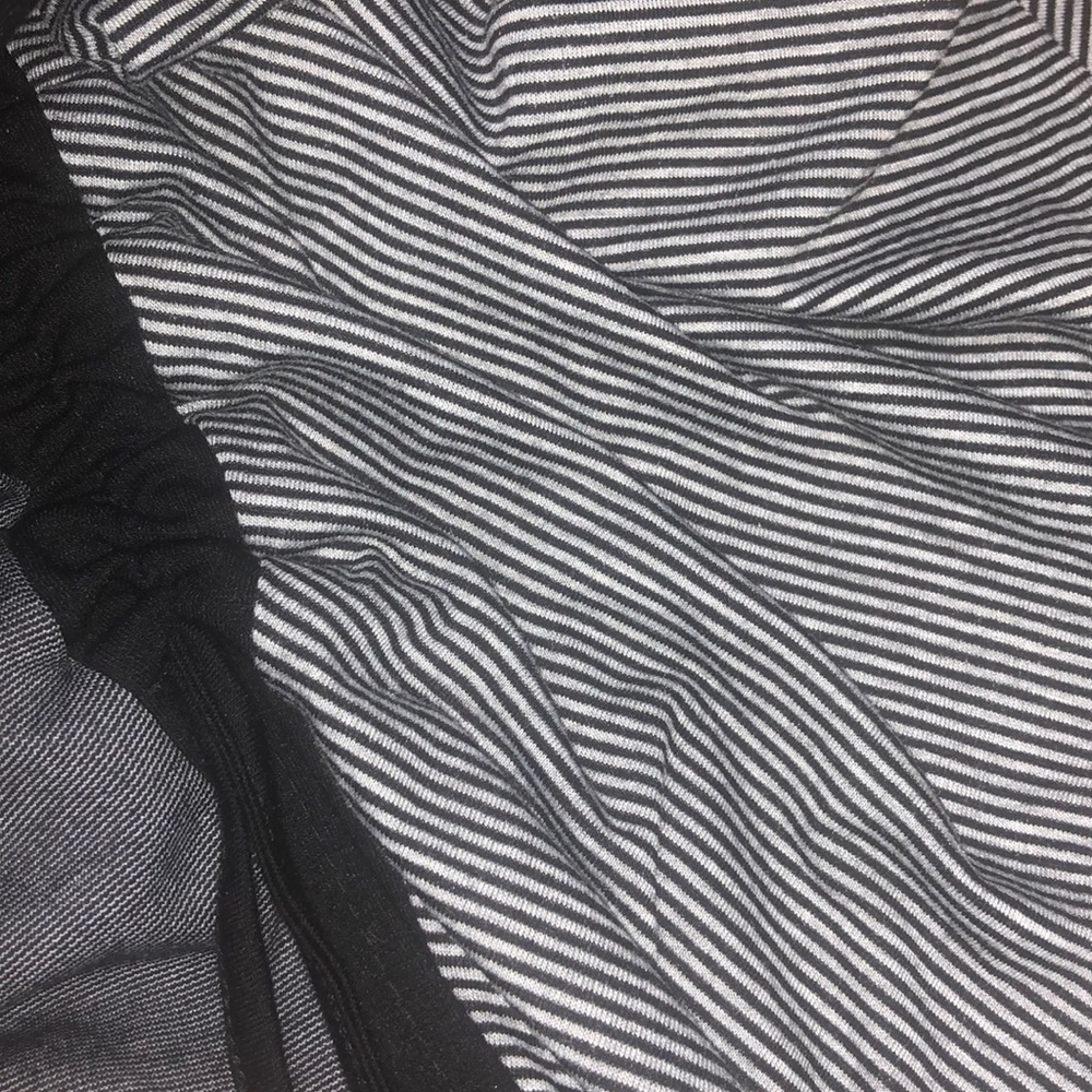Harem black and white pants